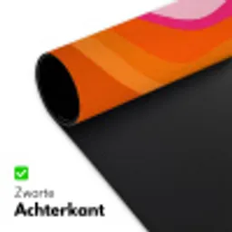 Retro - Waves - Kleurrijk Muismat XXL klein -sfeer2
