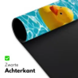 Badeend - Dobberen - Blauw Muismat XXL klein -sfeer2