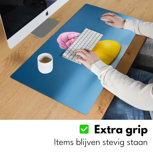 Badeend - Handdoek - Blauw Muismat XXL klein -sfeer3