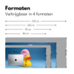 Badeend - Handdoek - Blauw Muismat XXL klein -sfeer5