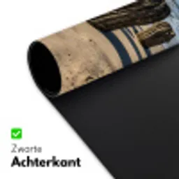 Zand - Strand - Paal - Water - Zomer Muismat XXL klein -sfeer2