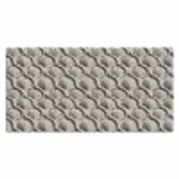 Zand - Schelpenvorm - Grijs Muismat XXL klein 681 -3d_leeg