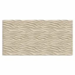 Zand - Golven - Beige Muismat XXL klein 681 -3d_leeg