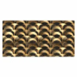 Schubben - Structuur - Goud Muismat XXL klein 681 -3d_leeg
