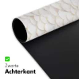 Schubben - Wit - Elegant Muismat XXL klein 681 -sfeer2