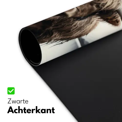 Schotse hooglander - Water - Nat Muismat XXL klein -sfeer2