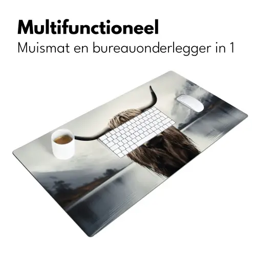 Schotse hooglander - Water - Nat Muismat XXL klein -sfeer4