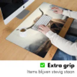 Schotse hooglander - Hoorns - Landschap Muismat XXL klein -sfeer3