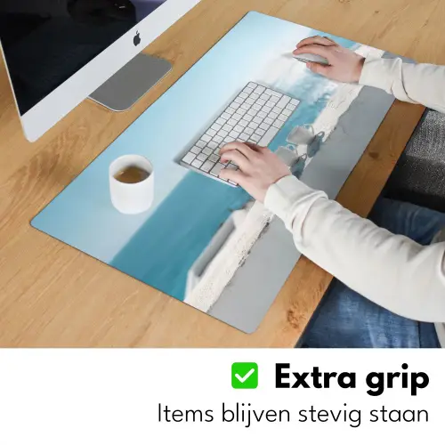 Zee - Koffiekopjes - Zomers Muismat XXL klein -sfeer3