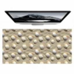 Schelpen - Zand - Maritiem Muismat XXL klein 681 -zzz3d