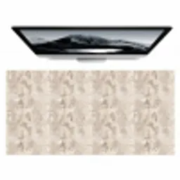 Slang - Patroon - Beige Muismat XXL klein 681 -zzz3d