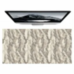 Slang - Patroon - Taupe Muismat XXL klein 681 -zzz3d