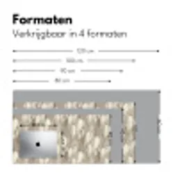Slang - Textuur - Zand Muismat XXL klein 681 -sfeer5