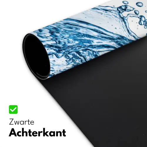 Spash - Water - Blauw Muismat XXL klein -sfeer2