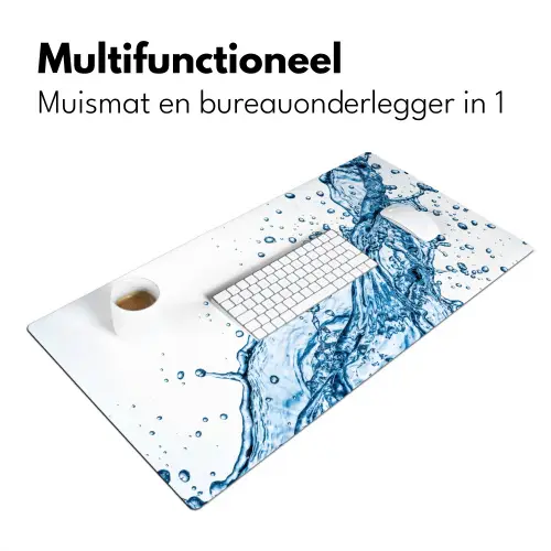 Spash - Water - Blauw Muismat XXL klein -sfeer4