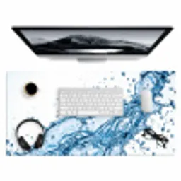 Spash - Water - Blauw Muismat XXL klein -3d