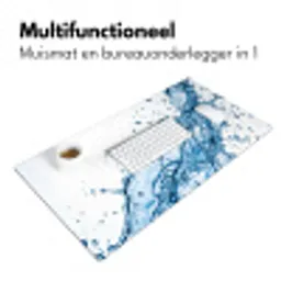 Spash - Water - Blauw Muismat XXL klein -sfeer4