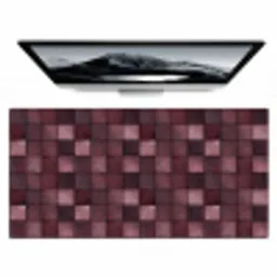 Vierkant - Tegel - Patroon - Paars Muismat XXL klein 681 -zzz3d