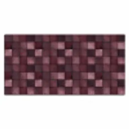 Vierkant - Tegel - Patroon - Paars Muismat XXL klein 681 -3d_leeg