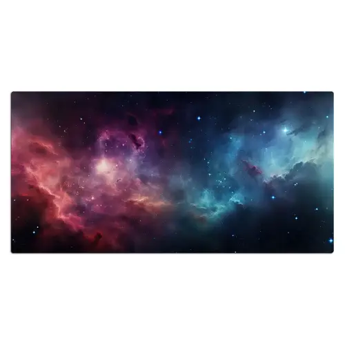 sterrenhemel-neon-ruimte-gaming Muismat XXL klein -3d_leeg
