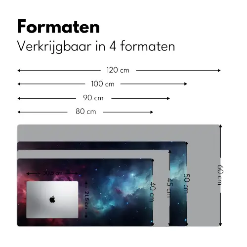 sterrenhemel-neon-ruimte-gaming Muismat XXL klein -sfeer5