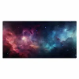 sterrenhemel-neon-ruimte-gaming Muismat XXL klein -3d_leeg