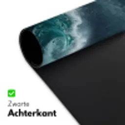 Storm - Badeend - Golven Muismat XXL klein -sfeer2