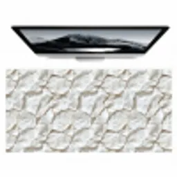 Structuur - Rots - Wit Muismat XXL klein 681 -zzz3d