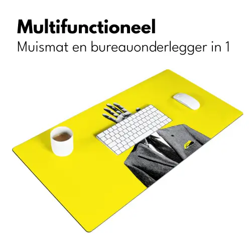 Pak - Hand - Geel Muismat XXL klein -sfeer4