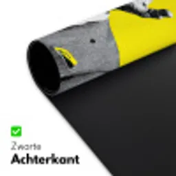 Pak - Hand - Geel Muismat XXL klein -sfeer2