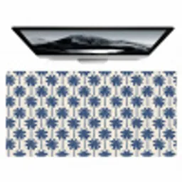 Symmetrisch - Palm - Blauw Muismat XXL klein 681 -zzz3d