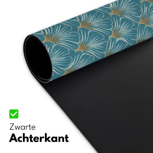 Symmetrisch - Patroon - Blauw Muismat XXL klein 681 -sfeer2