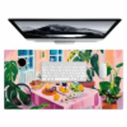 Tafel - Wijn - Fruit Muismat XXL klein -3d
