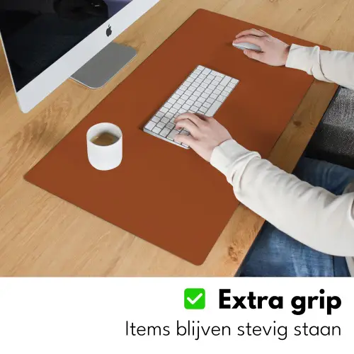 Terracotta - Bruin - Palet - Effen - Kleuren - Kleur Muismat XXL klein -sfeer3