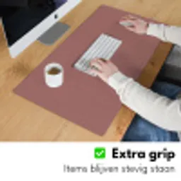 Terracotta - Patronen - Roze Muismat XXL klein -sfeer3