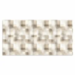 Textuur - Linnen - Beige Muismat XXL klein 681 -3d_leeg