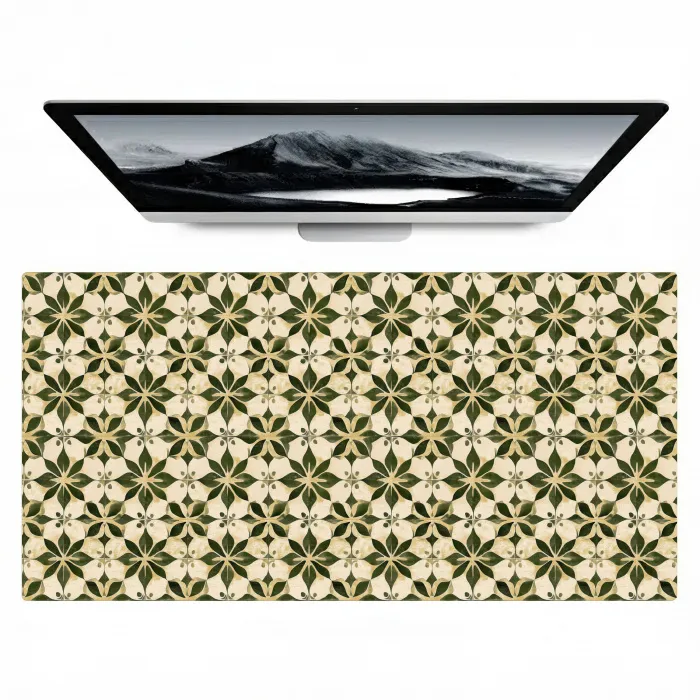 Tegel - Dessin - Groen Muismat XXL klein 681 -zzz3d