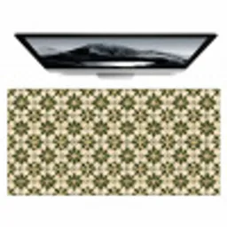 Tegel - Dessin - Groen Muismat XXL klein 681 -zzz3d