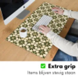 Tegel - Dessin - Groen Muismat XXL klein 681 -sfeer3