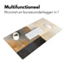 Boom - Vlakken - Takken - Kleurverloop Muismat XXL klein -sfeer4