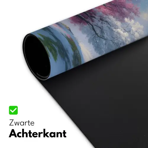 Boom - Seizoenen - Winter - Landschap Muismat XXL klein -sfeer2