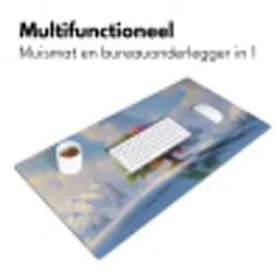 Boom - Seizoenen - Winter - Landschap Muismat XXL klein -sfeer4