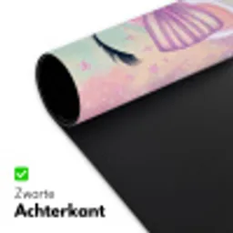 Eenhoorn - Glitters - Regenboog - Pastel Muismat XXL klein -sfeer2