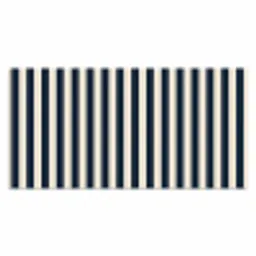 Verticale strepen - Blauw - Crème Muismat XXL klein 681 -3d_leeg