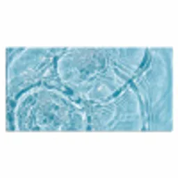 Water - Blauw - bubbels Muismat XXL klein -3d_leeg