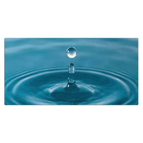 Waterdruppel - Water - Oppervlakte Muismat XXL klein -3d_leeg