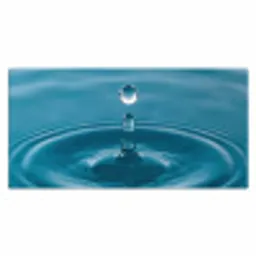 Waterdruppel - Water - Oppervlakte Muismat XXL klein -3d_leeg