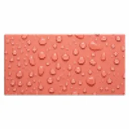 Water - Druppels - Roze Muismat XXL klein -3d_leeg