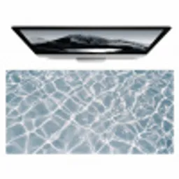 Water - Reflectie - Zonlicht Muismat XXL klein -zzz3d