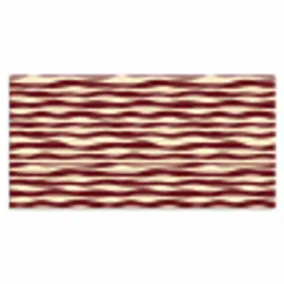 Golven - Rood - Patroon - Crème Muismat XXL klein 681 -3d_leeg
